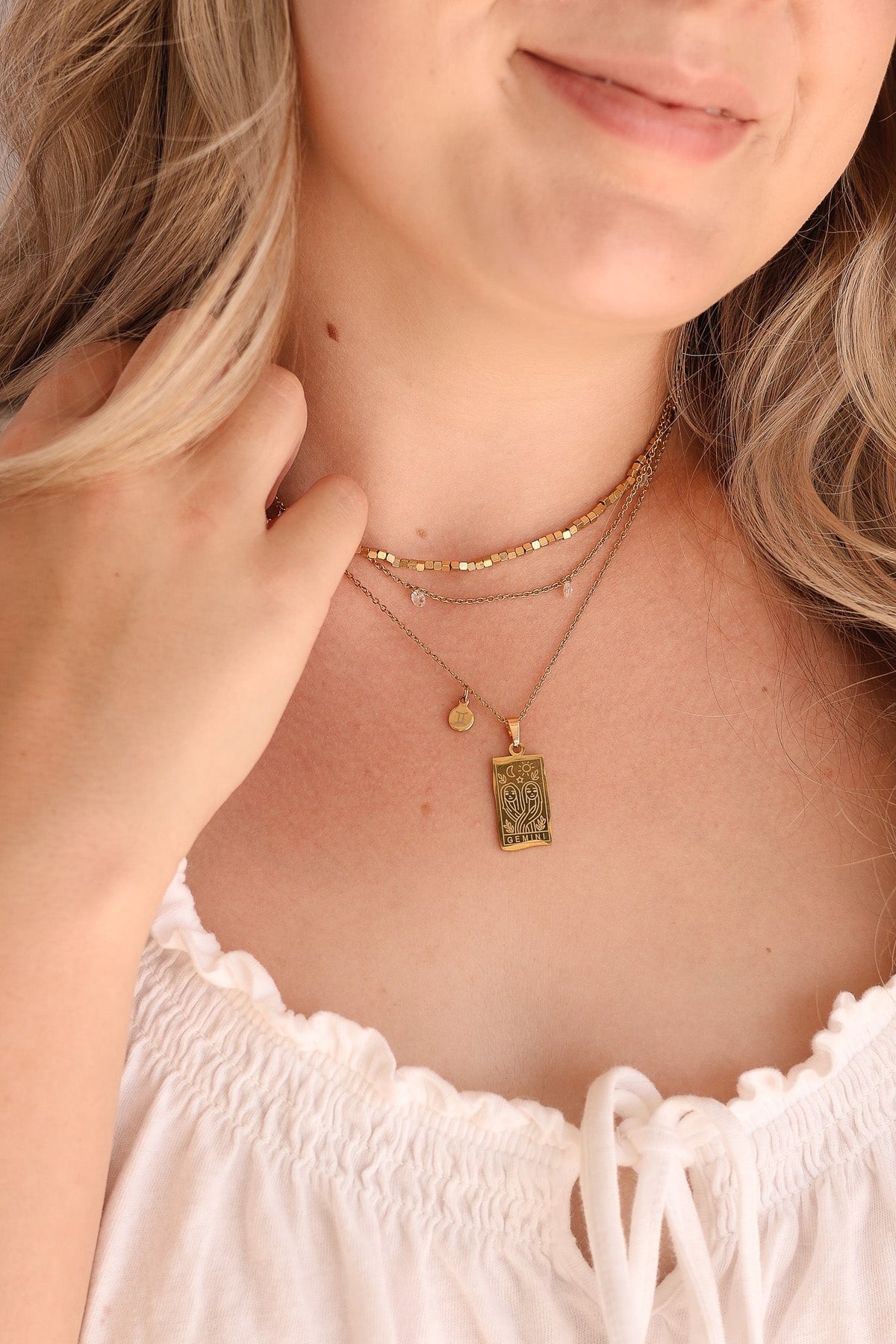 Zodiac Pendant Necklace by Rose & Clay