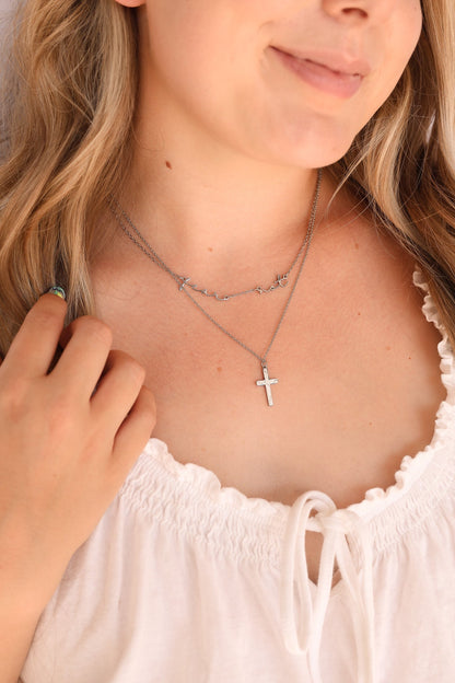 Fear Not Necklace by Rose & Clay