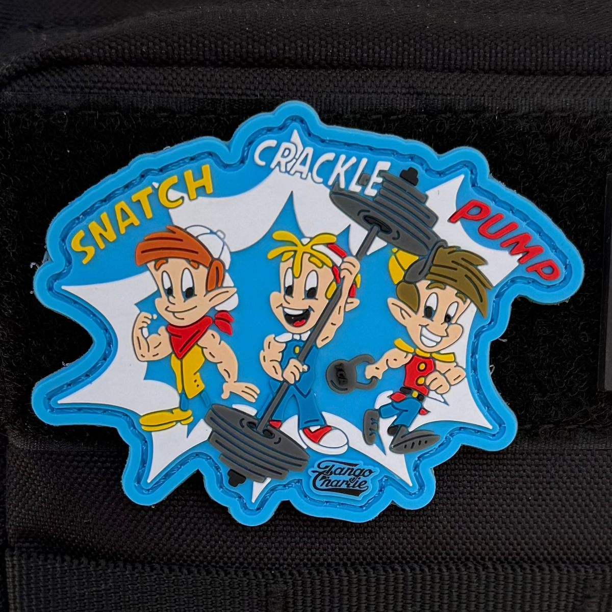 "Snatch, Crackle, Pump" - Patch by Tango Charlie Apparel