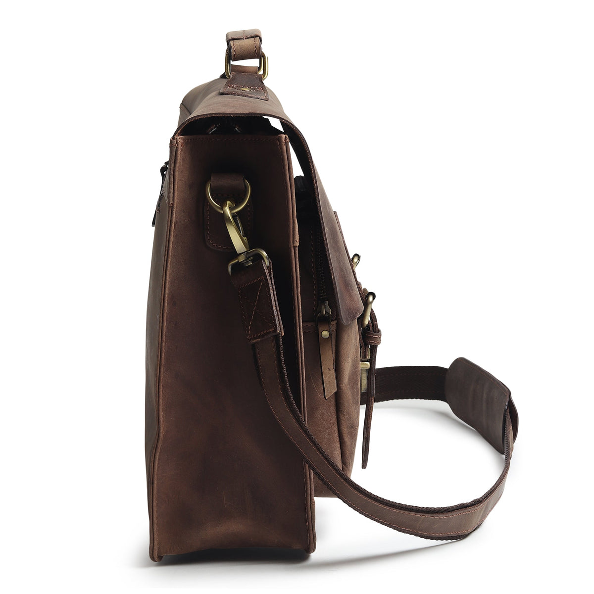 Buffalo Leather Messenger Bag by Classy Leather Bags