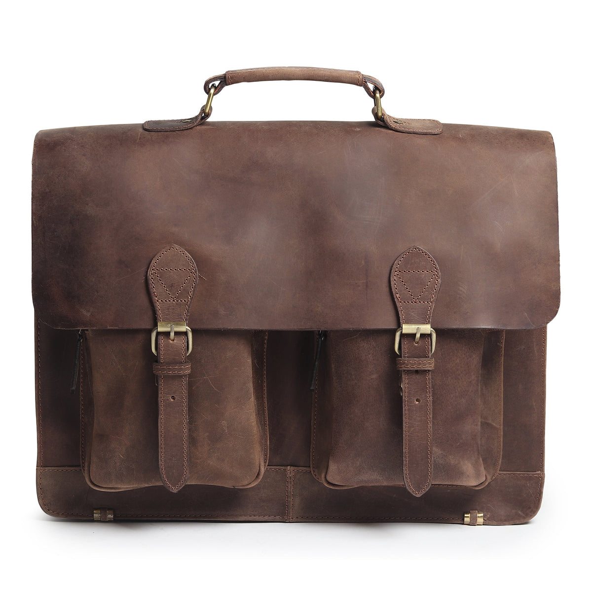 Buffalo Leather Messenger Bag by Classy Leather Bags