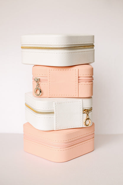 Jewelry Travel Case in Peach by Rose & Clay