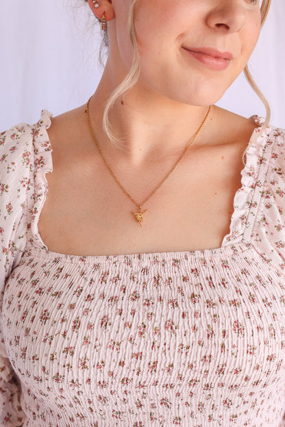 Tiny Dancer Necklace by Rose & Clay
