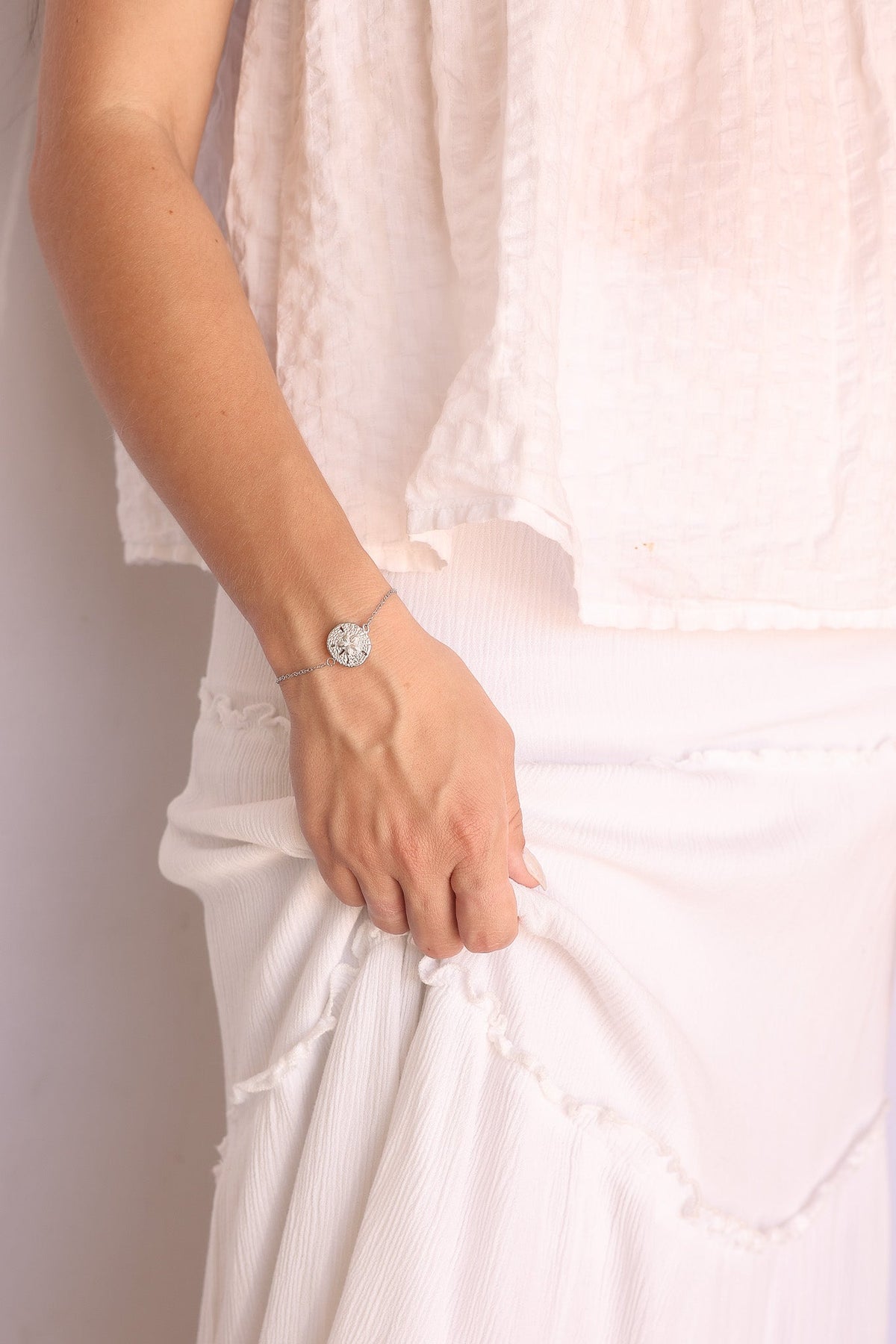 Sand Dollar Bracelet by Rose & Clay