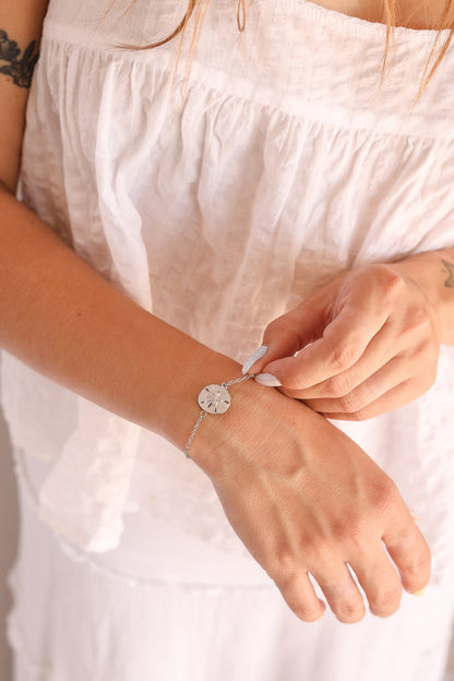 Sand Dollar Bracelet by Rose & Clay