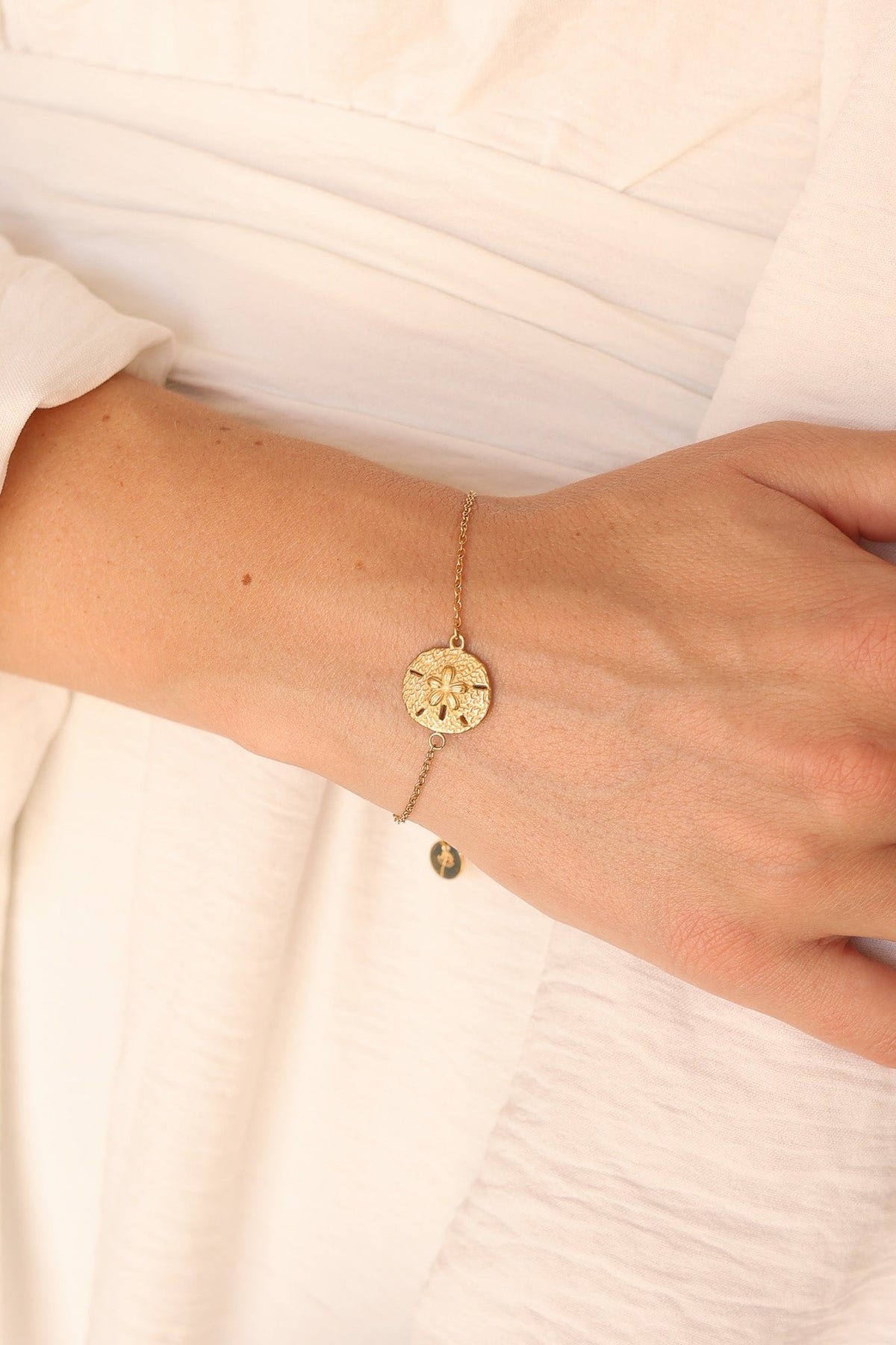 Sand Dollar Bracelet by Rose & Clay
