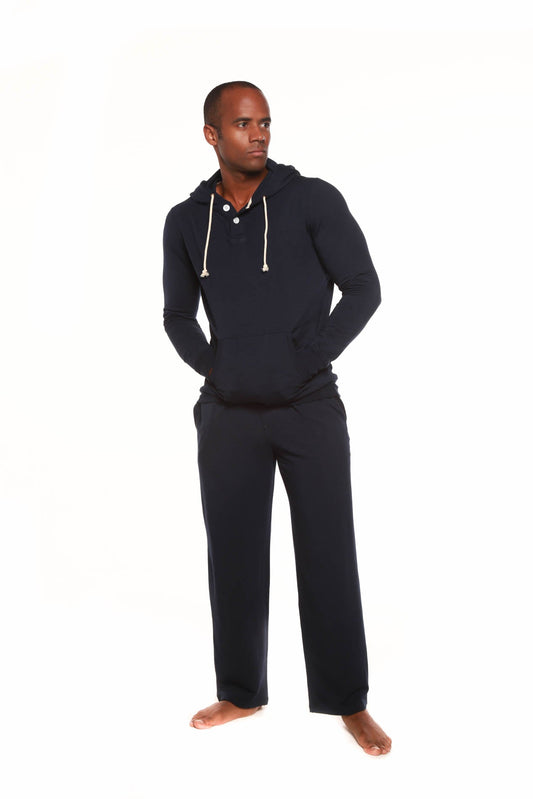 Men's bamboo fleece hoodie and pants set – view 2