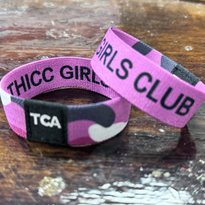 THICC Girls Club - Wristband by Tango Charlie Apparel
