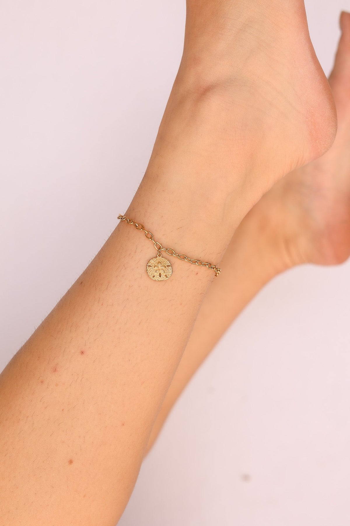 Sand Dollar Anklet by Rose & Clay