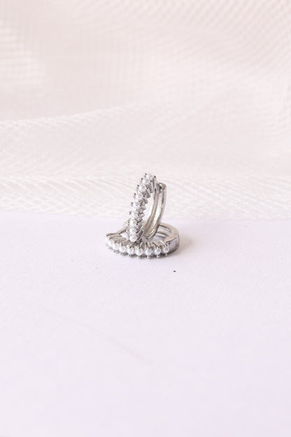 Pearl Mini Hoop by Rose & Clay