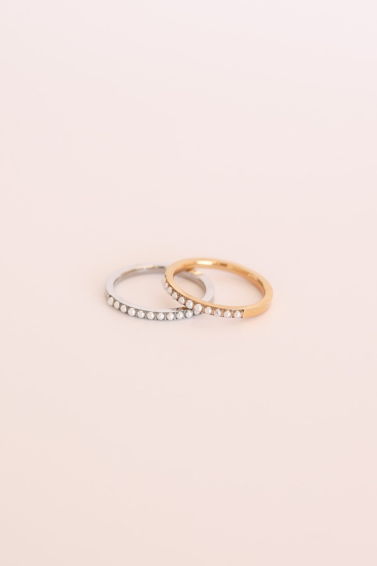Pearl Stacker Ring by Rose & Clay