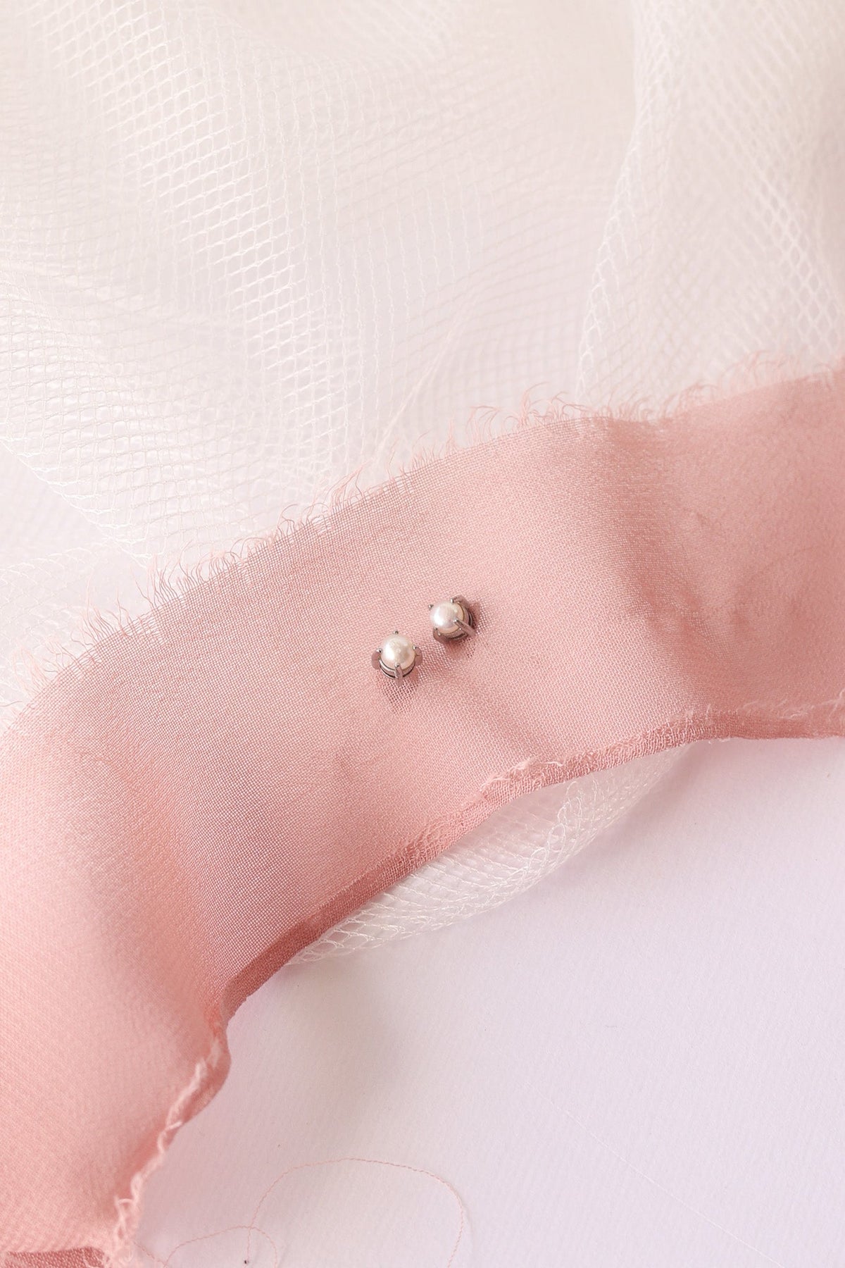 Freshwater Pearl Stud by Rose & Clay