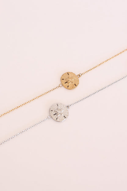 Sand Dollar Bracelet by Rose & Clay
