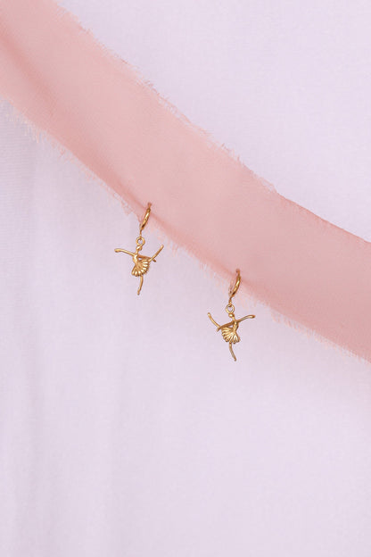 Tiny Dancer Huggie Hoop by Rose & Clay