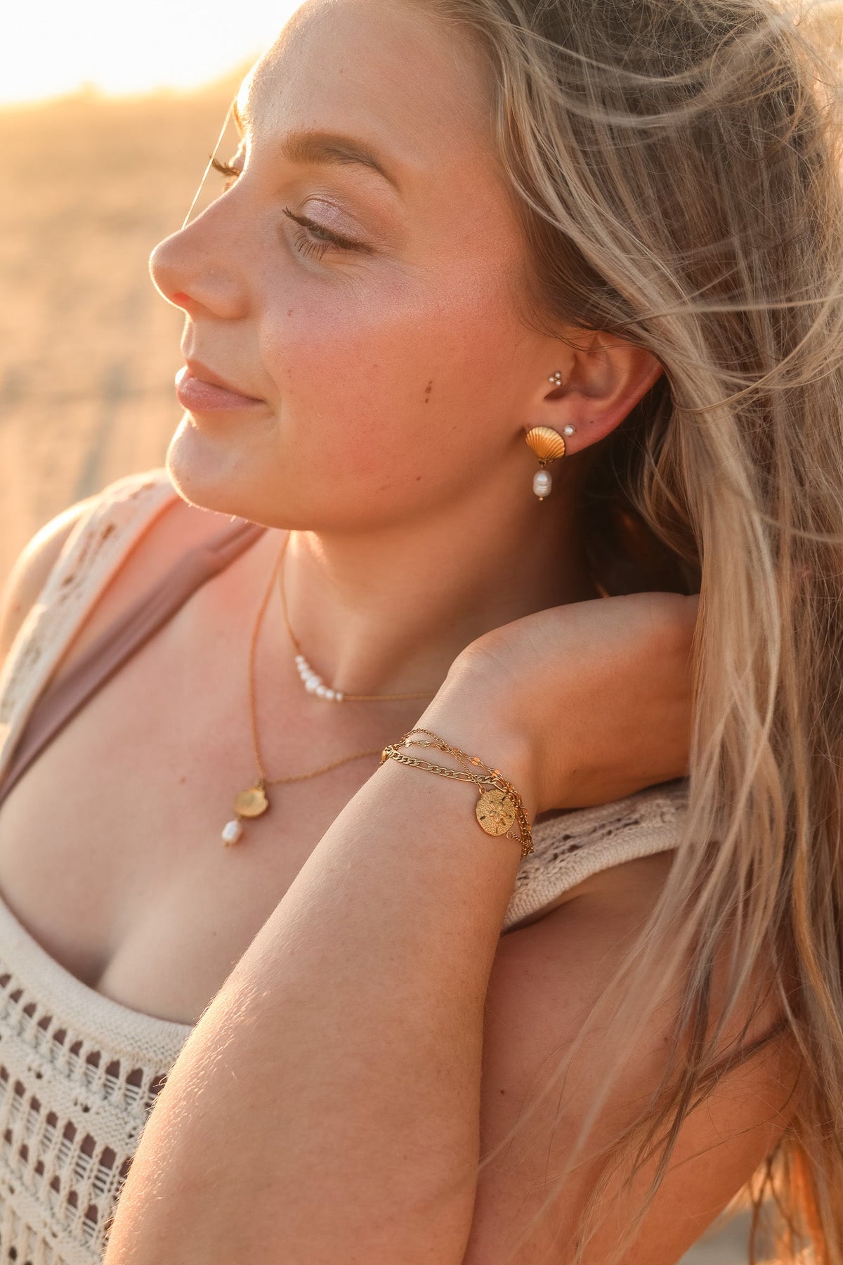 Marina Earring by Rose & Clay