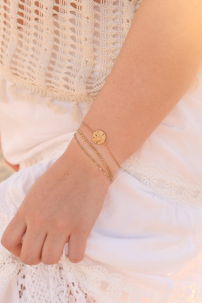 Sand Dollar Bracelet by Rose & Clay