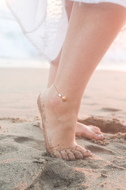 Marina Anklet by Rose & Clay