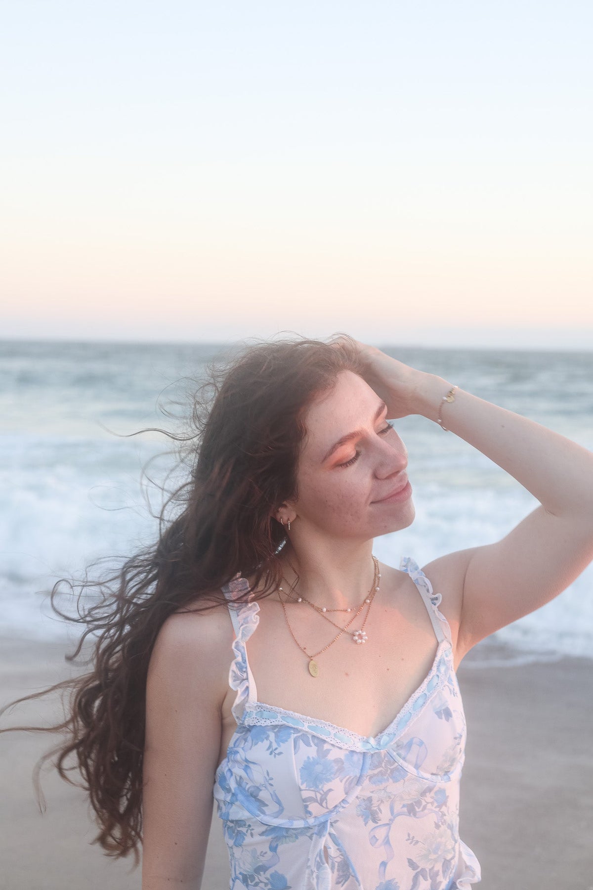 Bow Pendant Necklace by Rose & Clay
