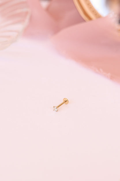 Crystal Flat Back Stud by Rose & Clay