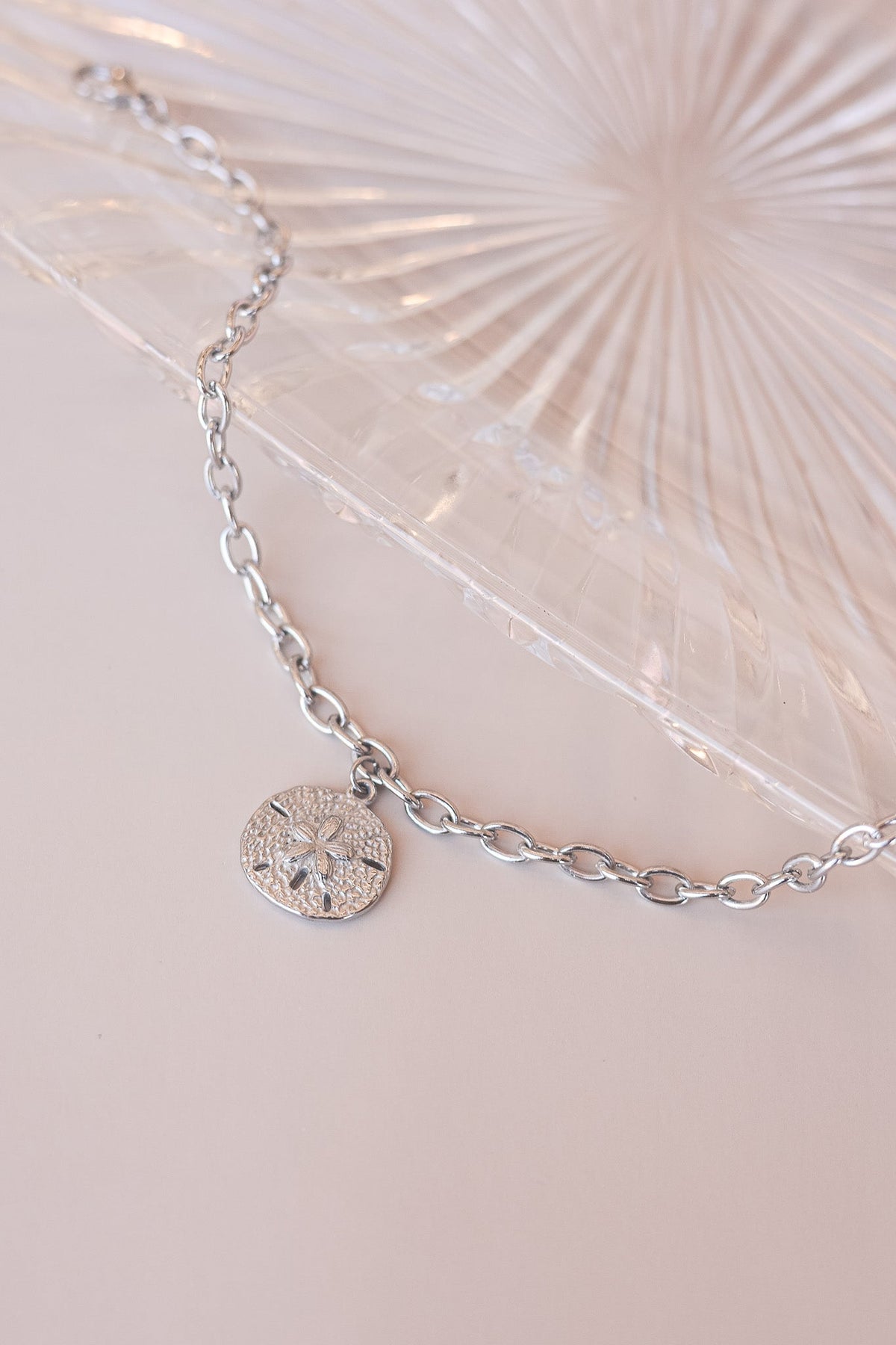 Sand Dollar Anklet by Rose & Clay