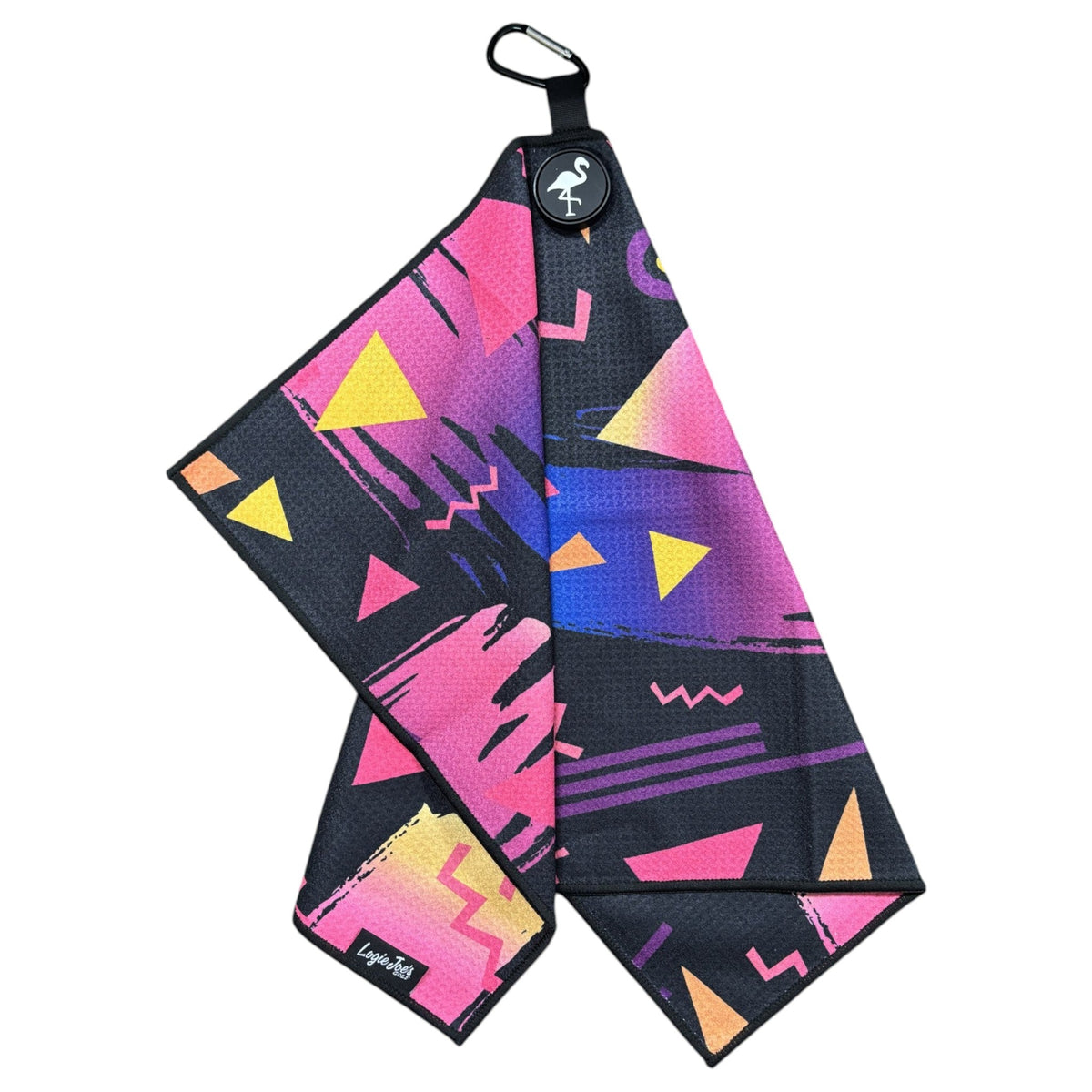 Fresh Prince Golf Towel | 24” x 16” Microfiber Towel | Magnetic Clip & Carabiner | Premium Golf Accessory | Retro 90s 80s by Logie Joe's Golf