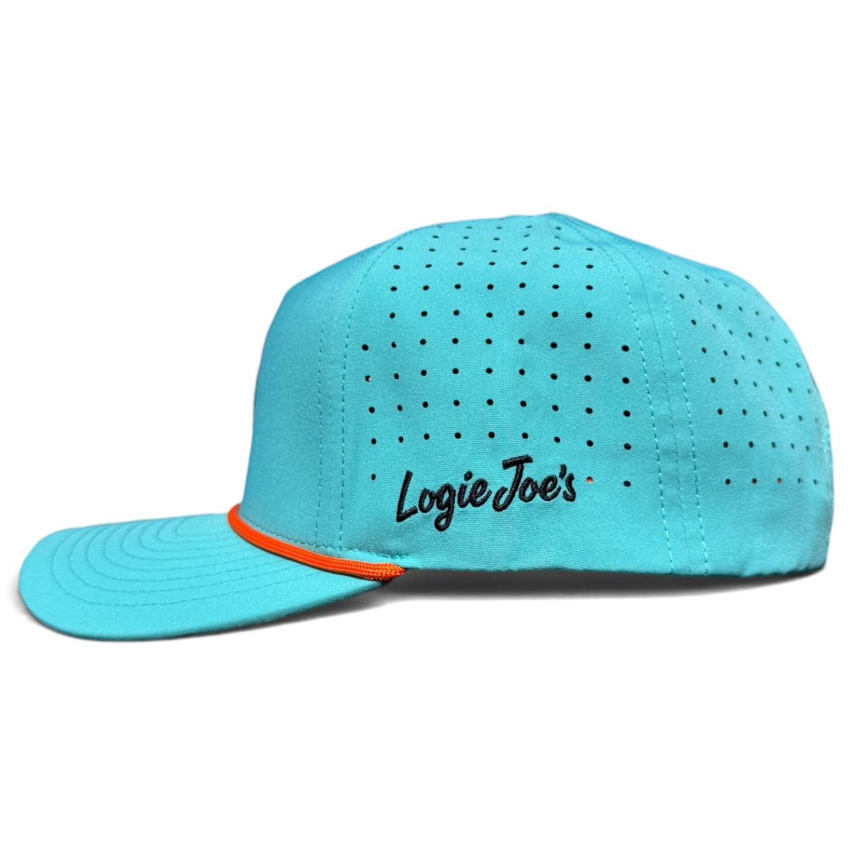 Canyon Golf Hat | Snapback Cap | Built-in Magnetic Ball Marker Holder + Marker Included | Adjustable Teal Adventure by Logie Joe's Golf