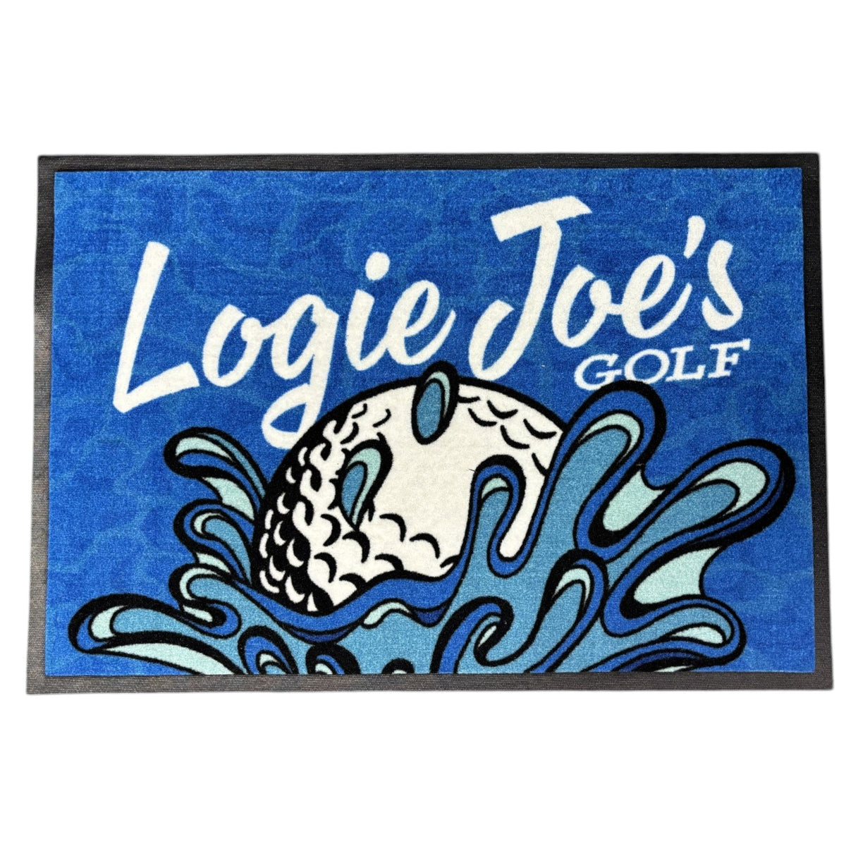 Water Ball | Golf Shop Mat Rug | 24"x 36" Rectangle | Golf Accessory by Logie Joe's Golf