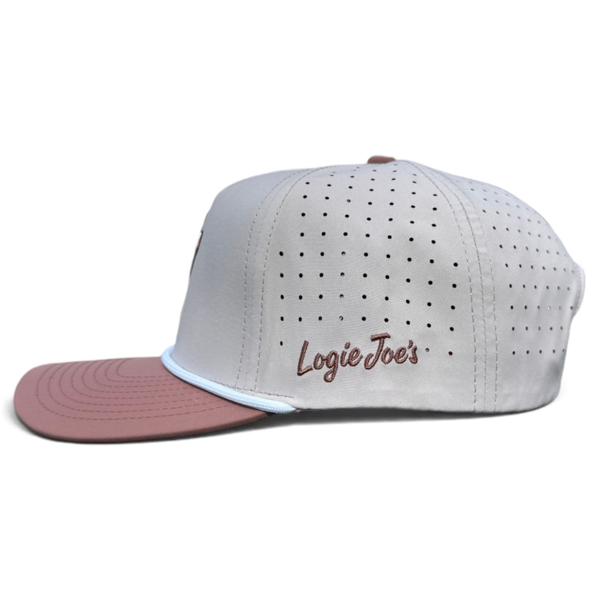Orangutan Golf Hat | Snapback Cap | Built-in Magnetic Ball Marker Holder + Marker Included | Adjustable Ape Tan by Logie Joe's Golf