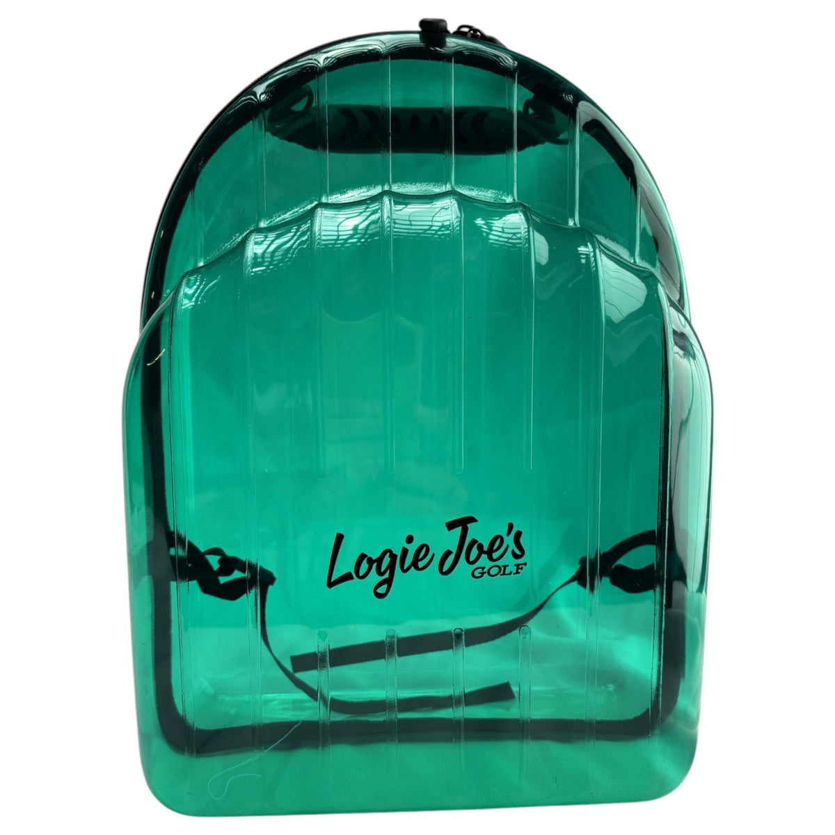 Emerald Green Hat Caddy Travel Case | Hard Shell Hat Carrier Holds Up to 8 Hats | Emerald Green Protective Hat Storage Case with Adjustable Shoulder Strap by Logie Joe's Golf