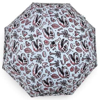 Fossil Fairway | 60" Golf Umbrella | Oversized Golf Umbrella | Dinosaurs Fossils by Logie Joe's Golf