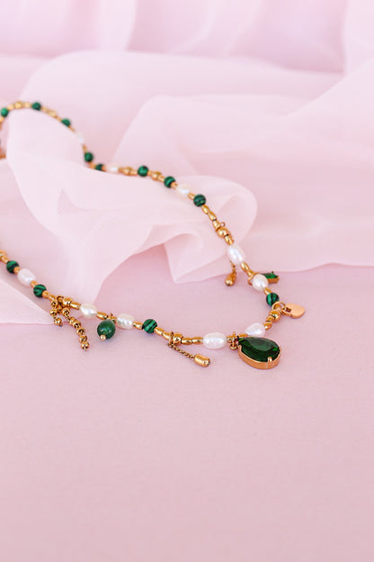 Jenna Charm Necklace by Rose & Clay