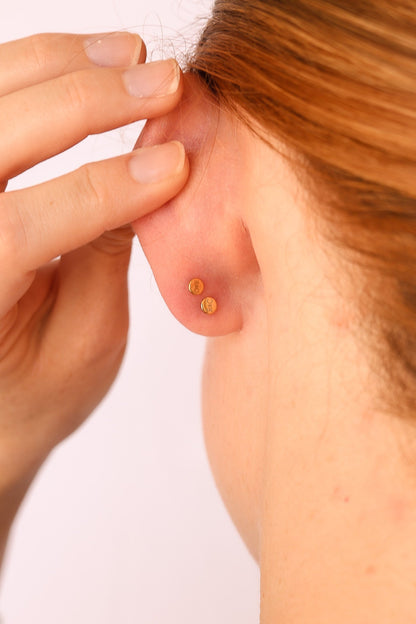 Crystal Flat Back Stud by Rose & Clay