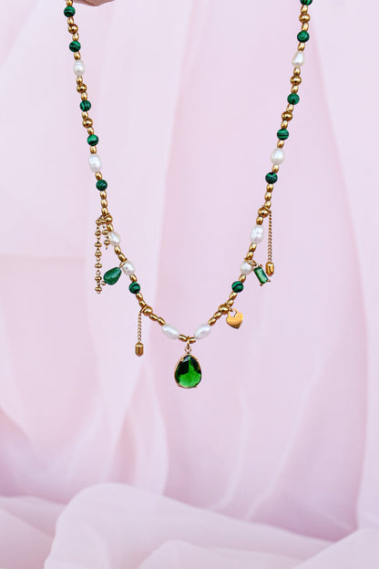 Jenna Charm Necklace by Rose & Clay