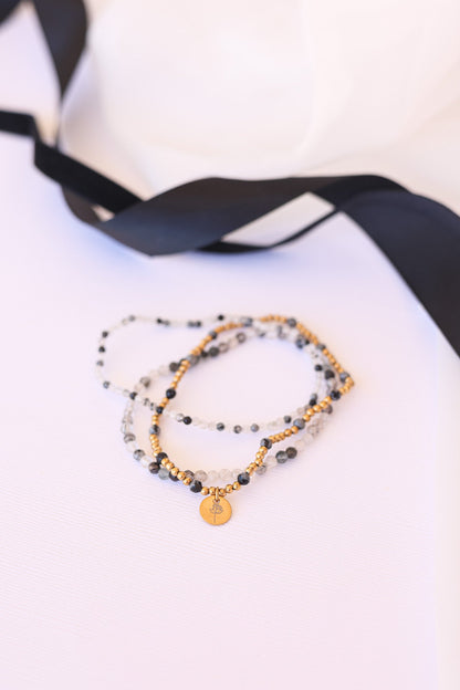 Odile Stretch Bracelet Set by Rose & Clay