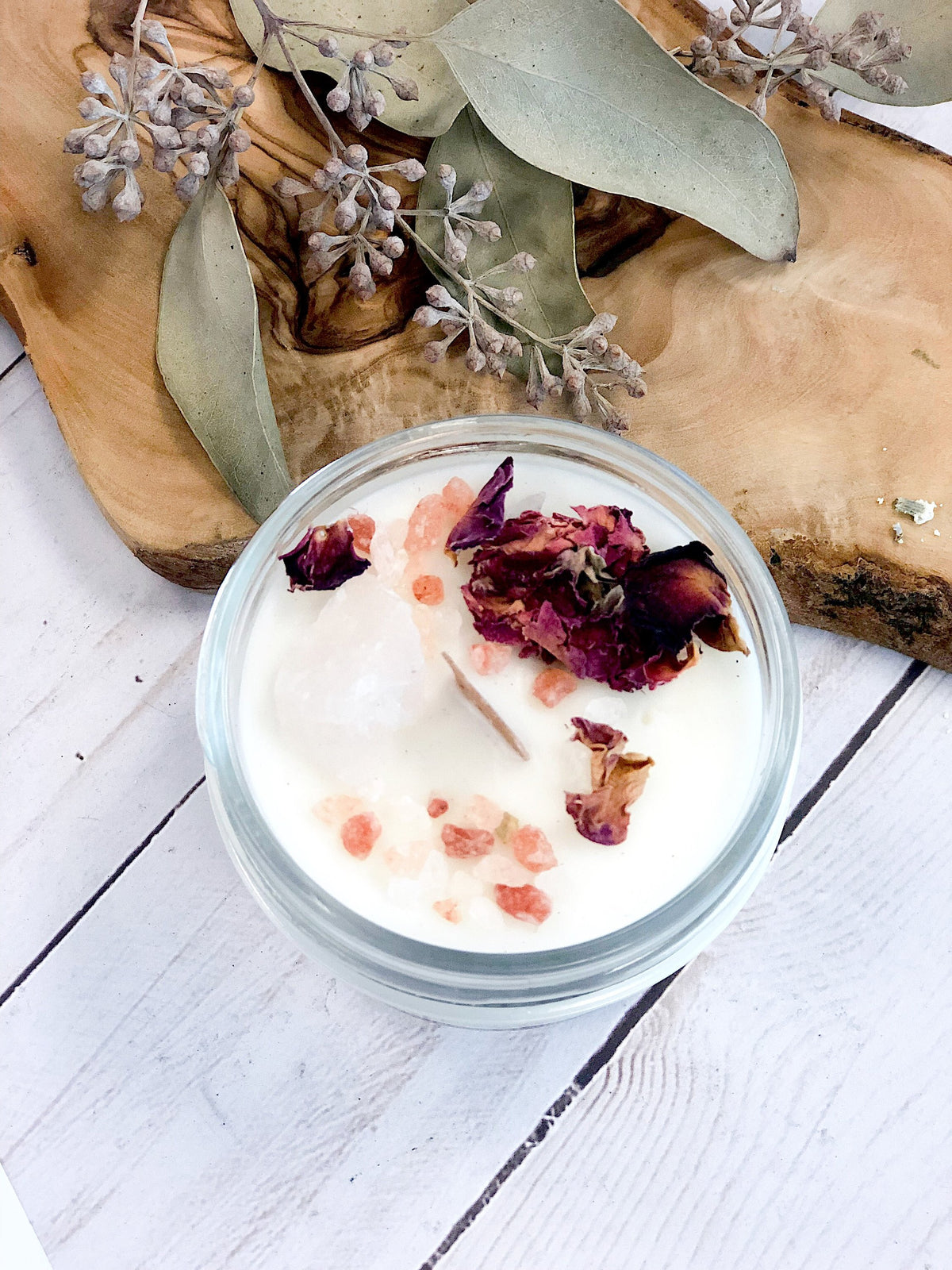 Love Spell / Intention Candle/ Ritual Candle / Love and Light / Rose by White Smokey