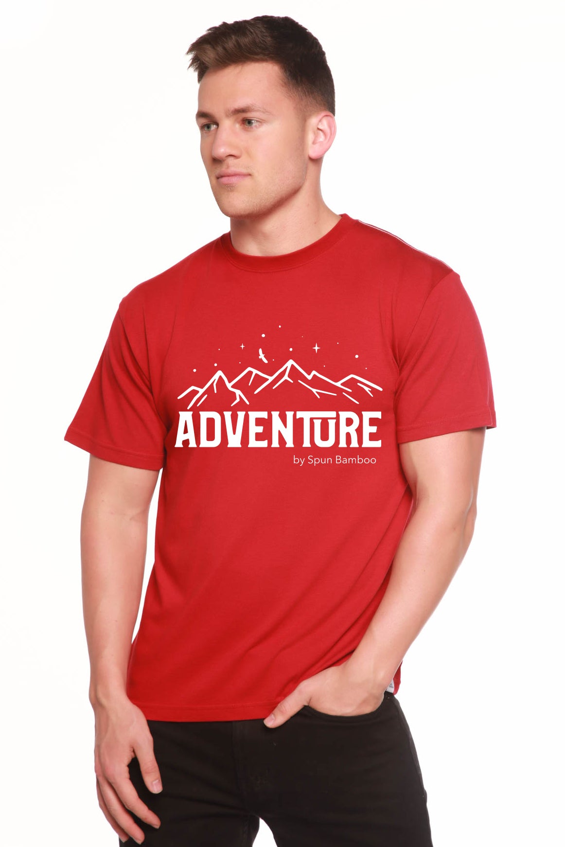 Adventure men's bamboo graphic T-shirt – view 15