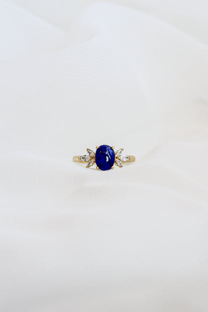 Blythe Ring in Lapis by Rose & Clay
