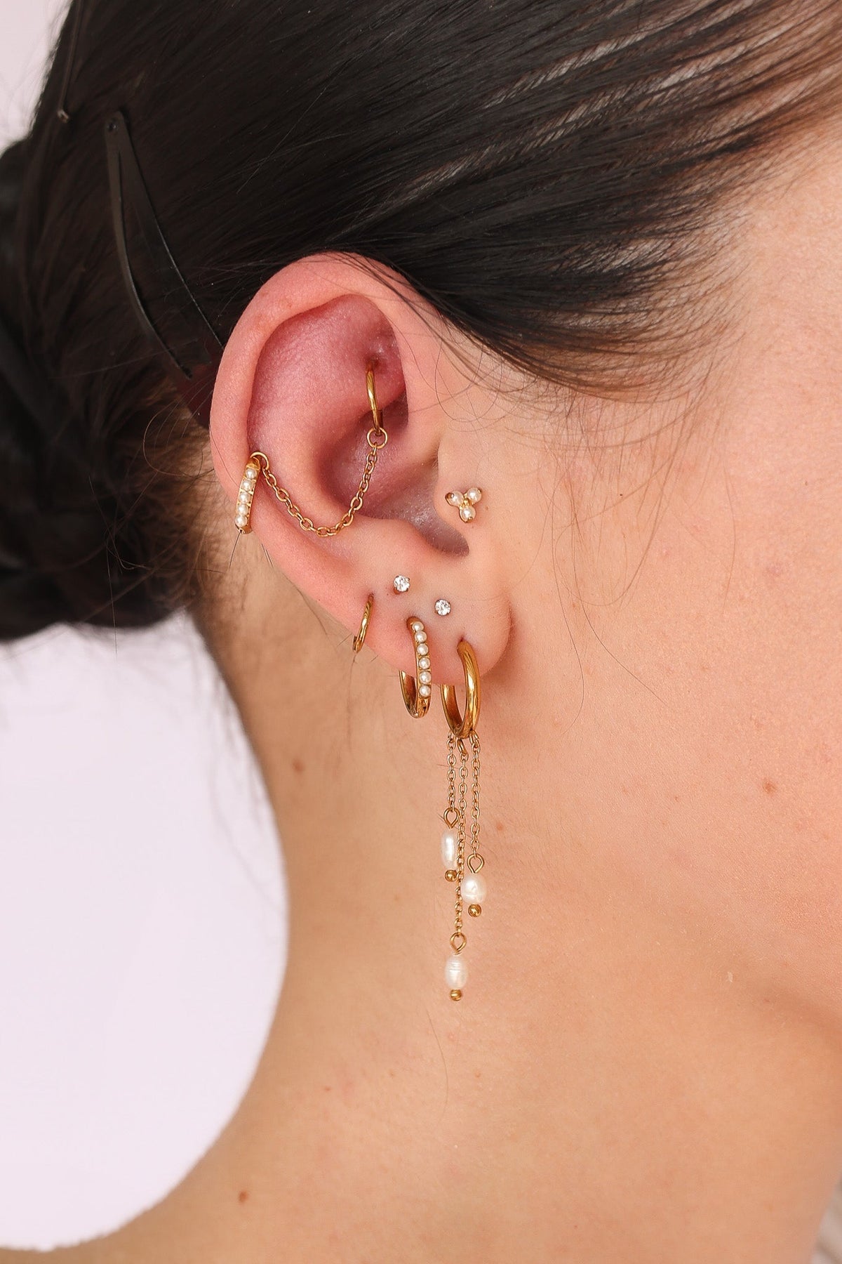 Crystal Flat Back Stud by Rose & Clay