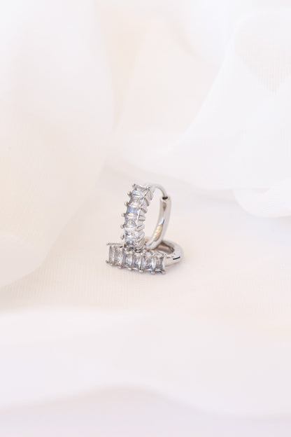 Diamond Hoop by Rose & Clay