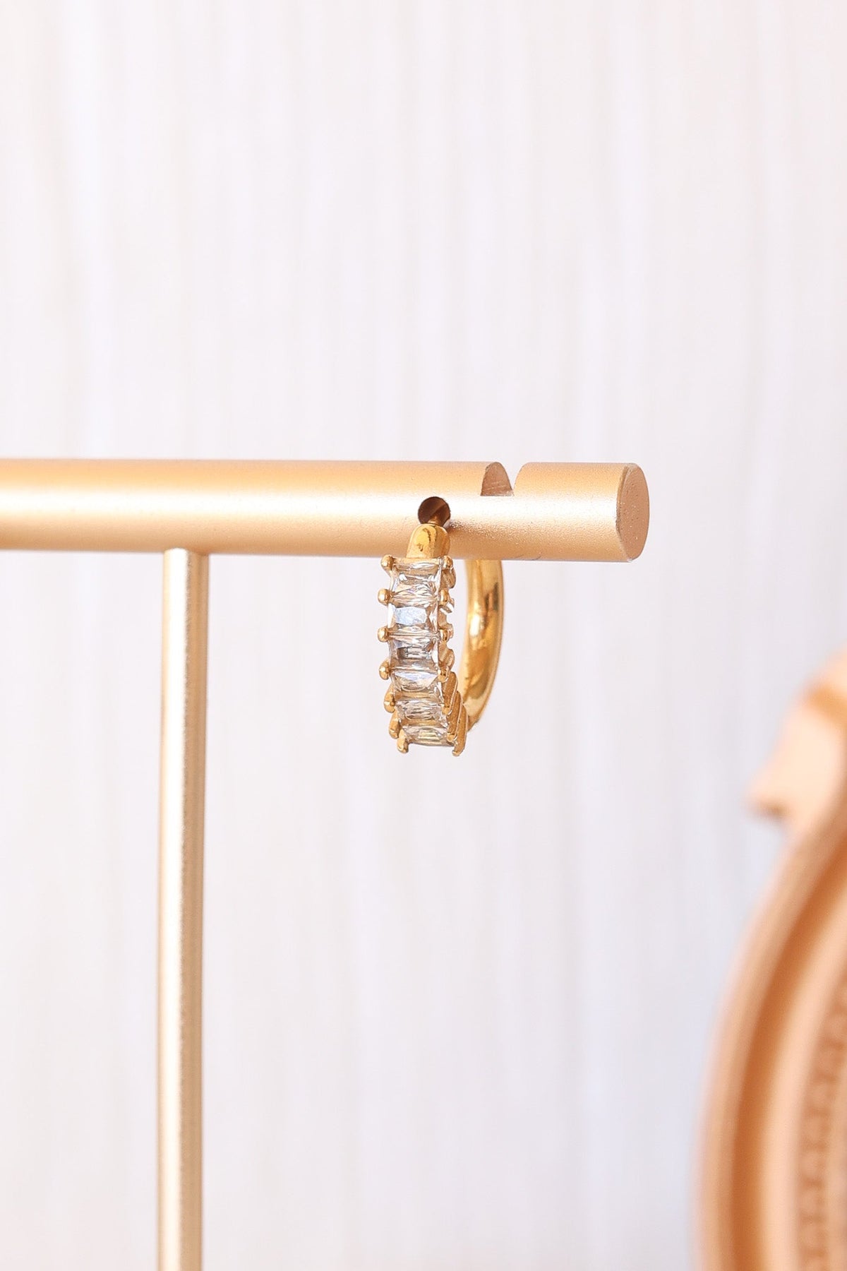 Diamond Hoop by Rose & Clay