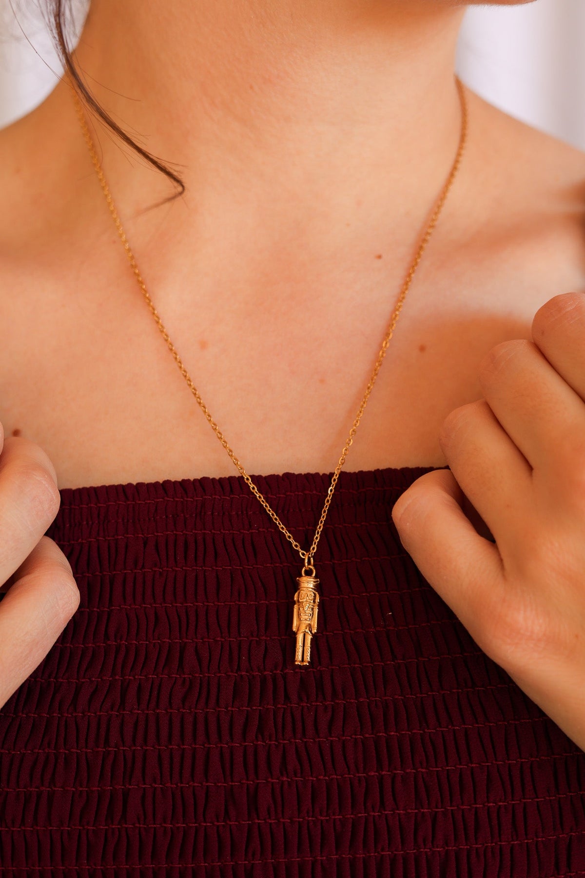 Nutcracker Necklace by Rose & Clay