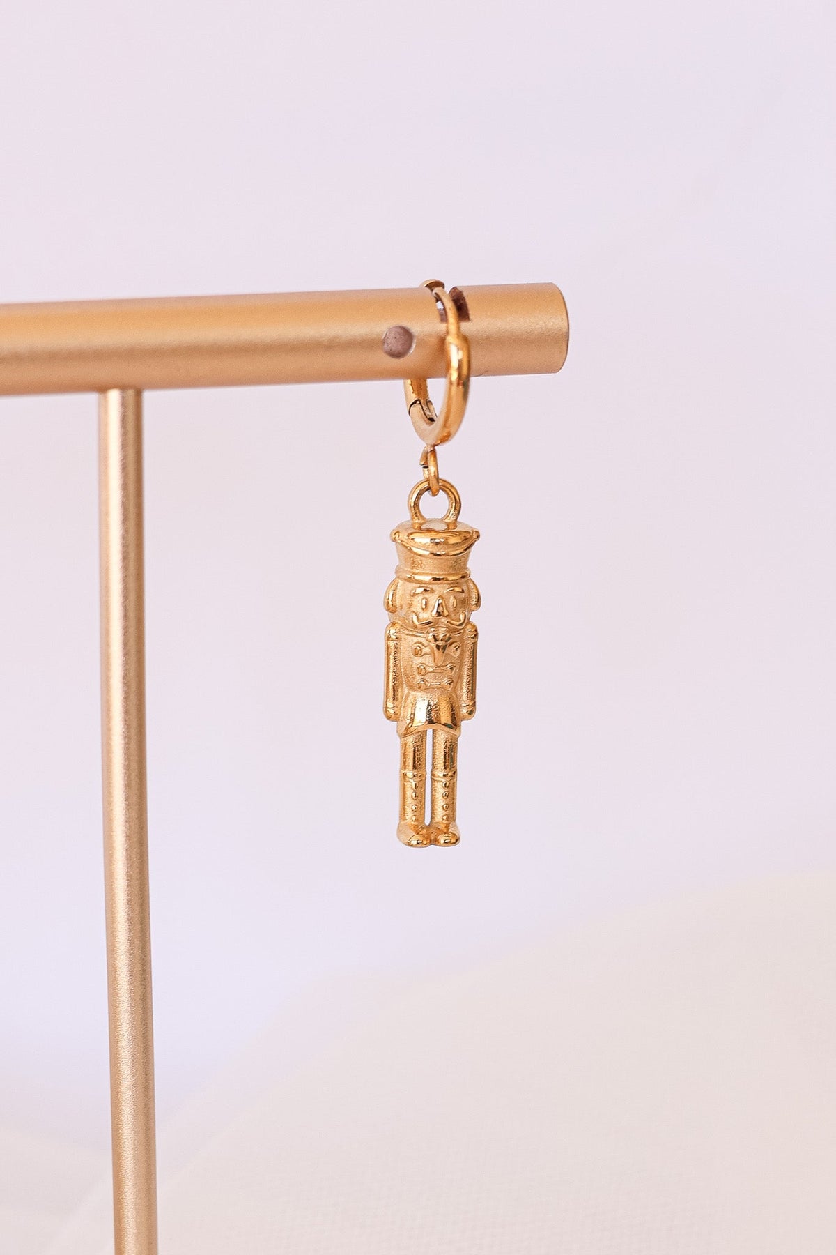 Nutcracker Huggie Hoop by Rose & Clay