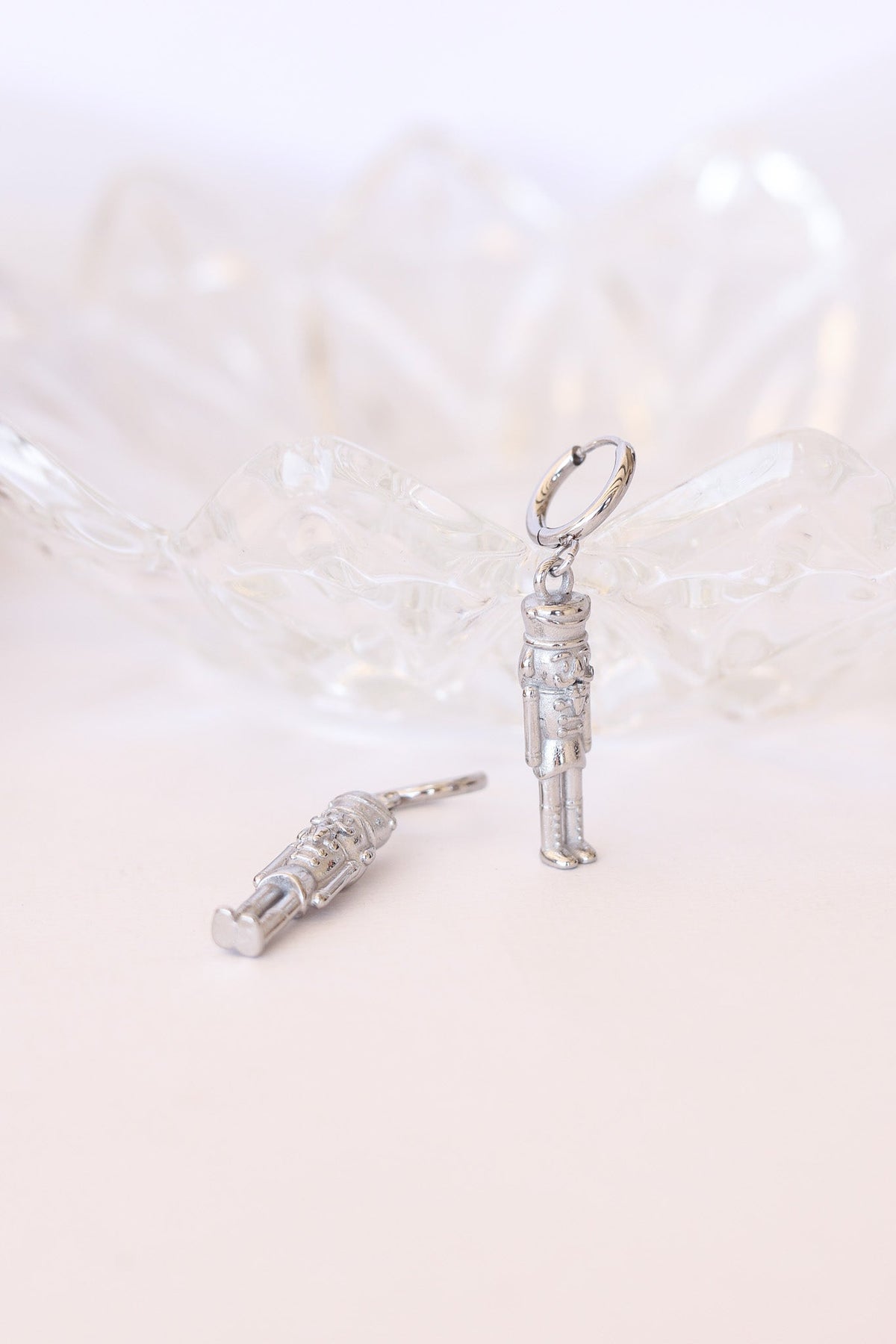 Nutcracker Huggie Hoop by Rose & Clay