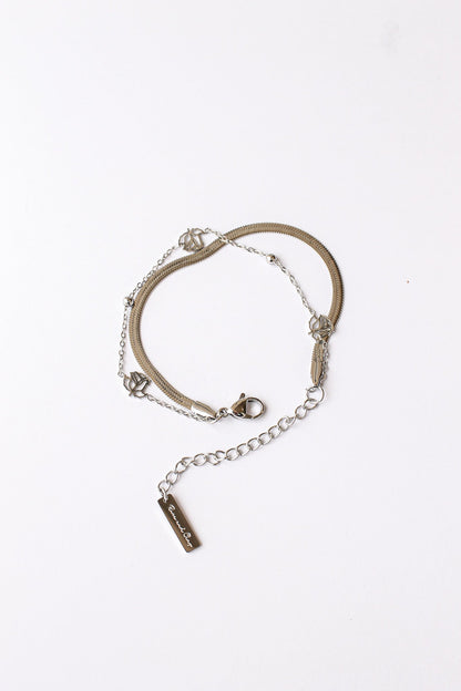 Anne Layered Bracelet by Rose & Clay