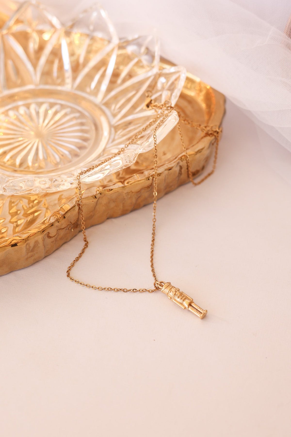 Nutcracker Necklace by Rose & Clay