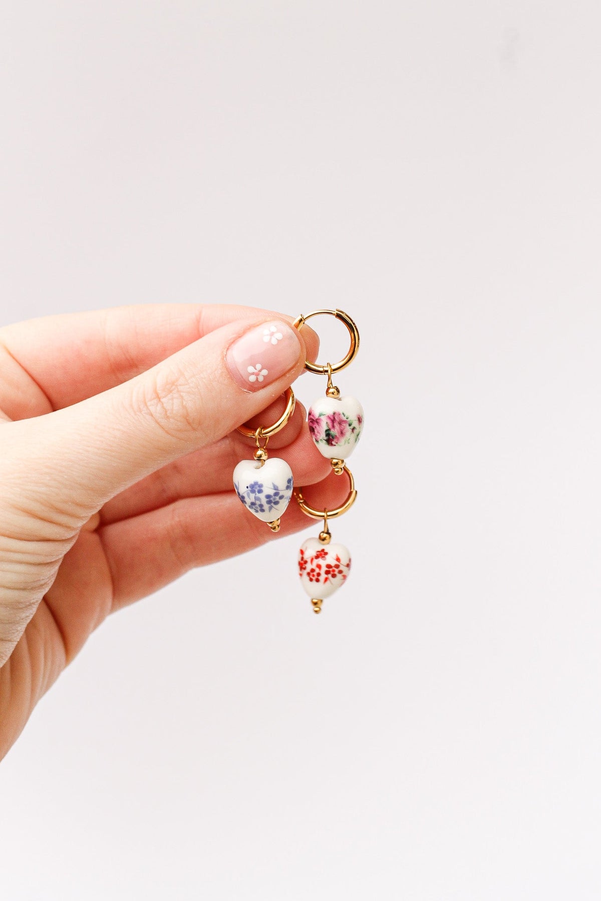 Bella Hoop in Red by Rose & Clay