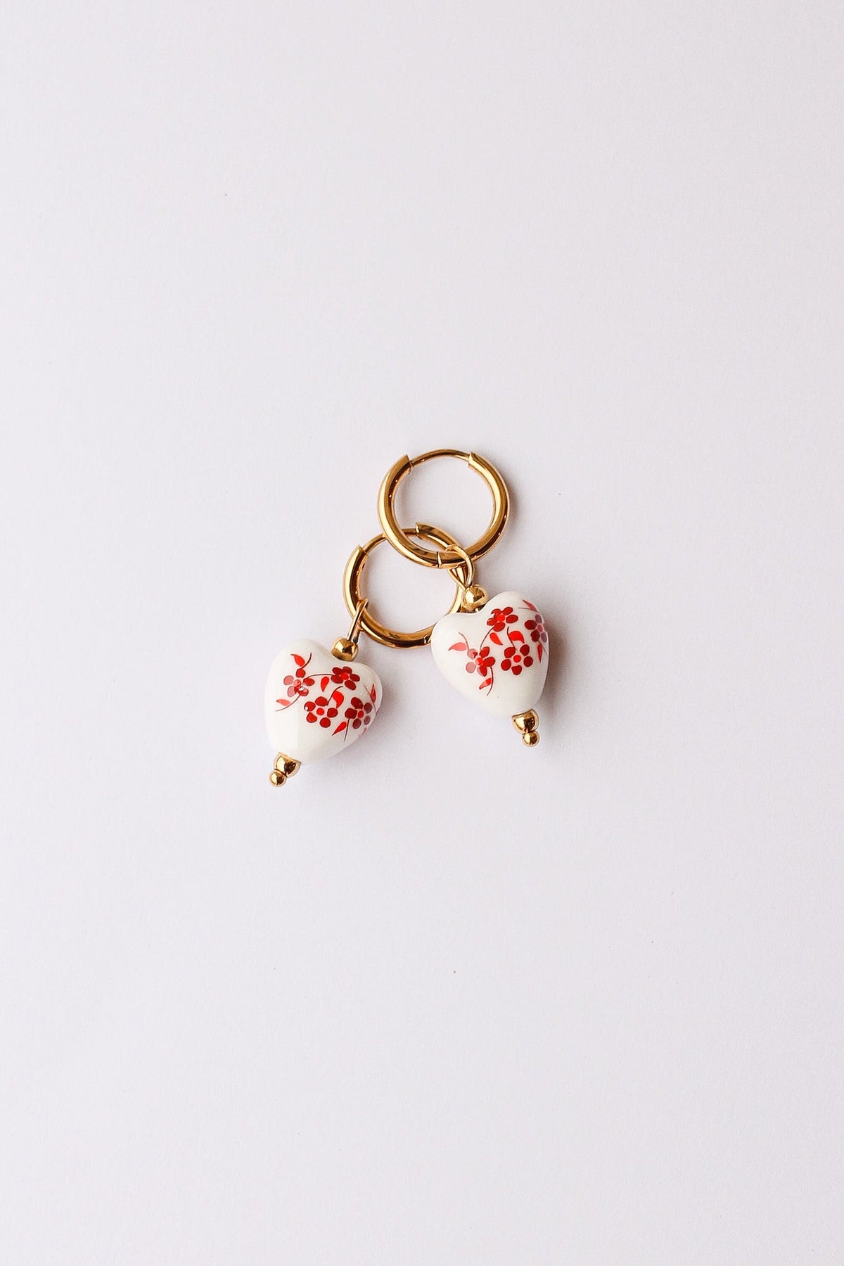 Bella Hoop in Red by Rose & Clay