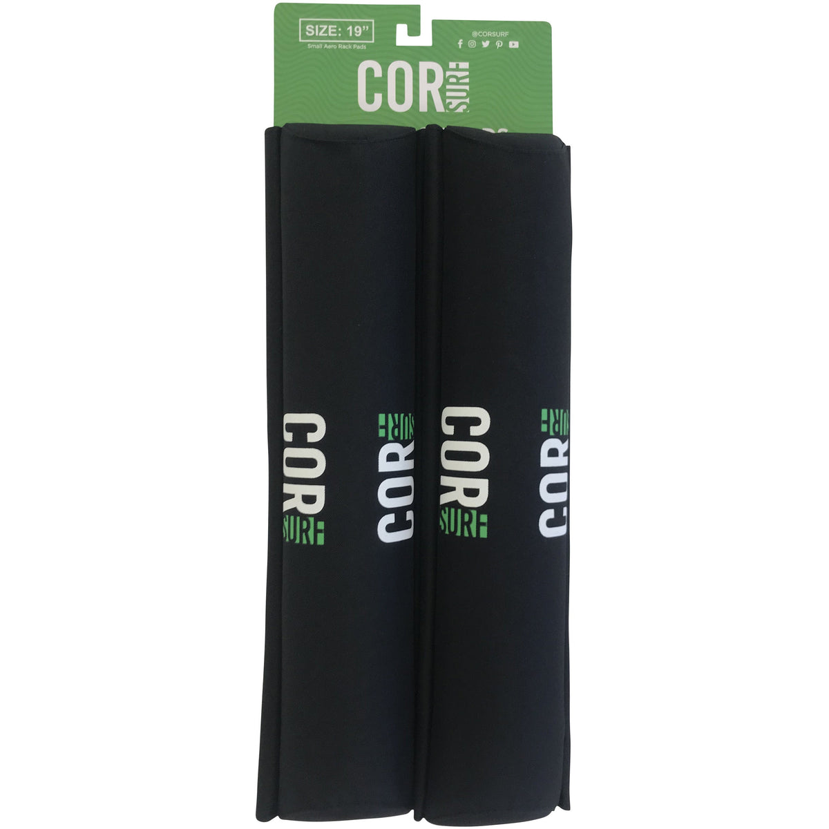 Aero Roof Rack Pads 19" or 28" - For Large Aero Bars by COR Surf