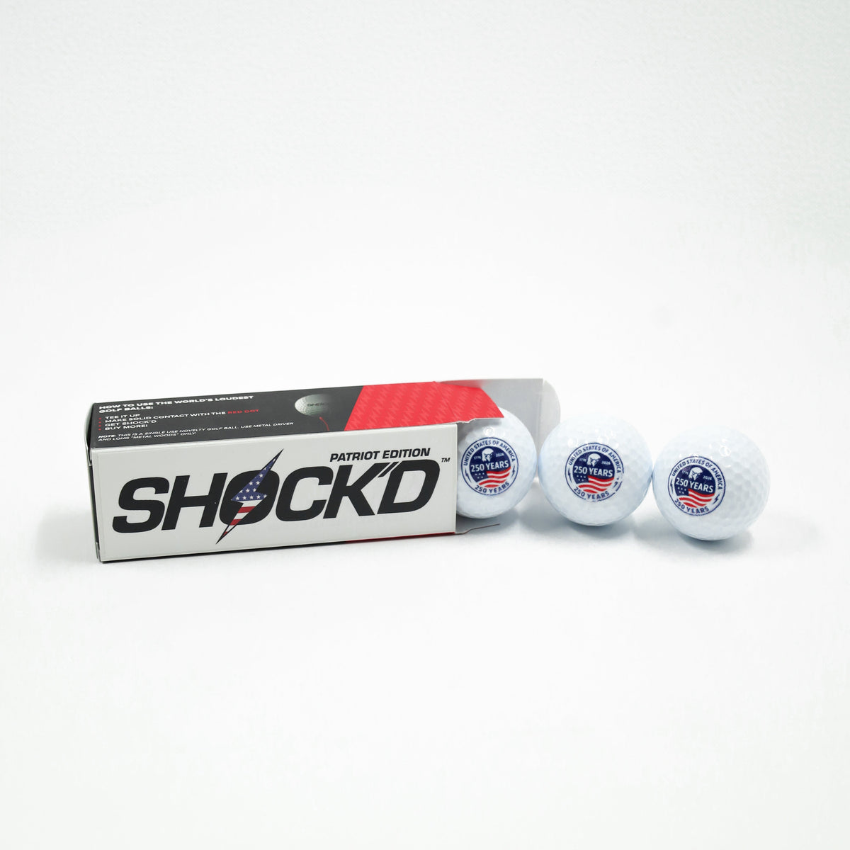 SHOCK'D Golf Balls by SHOCK'D Golf Balls