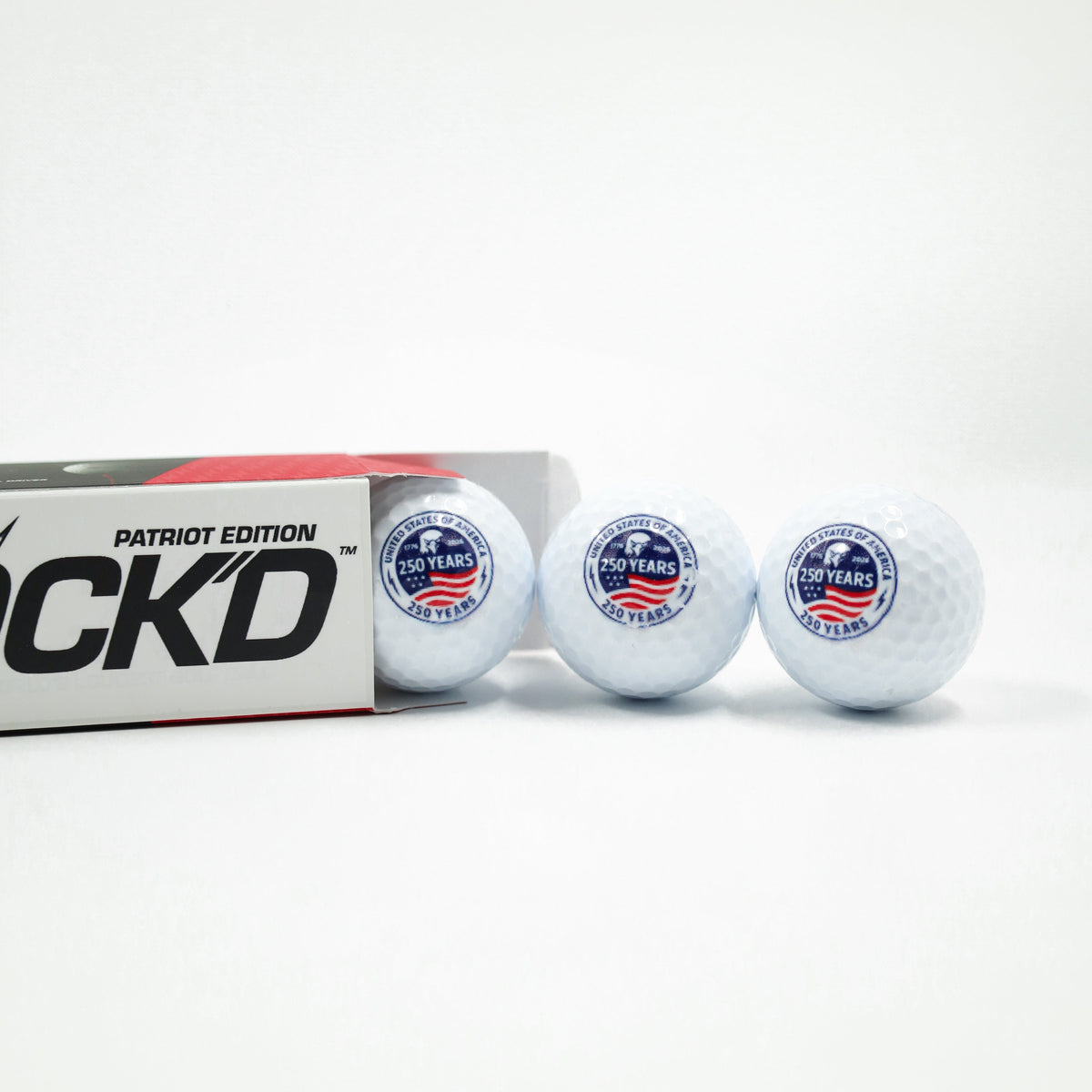 SHOCK'D Golf Balls - Patriot Edition by SHOCK'D Golf Balls
